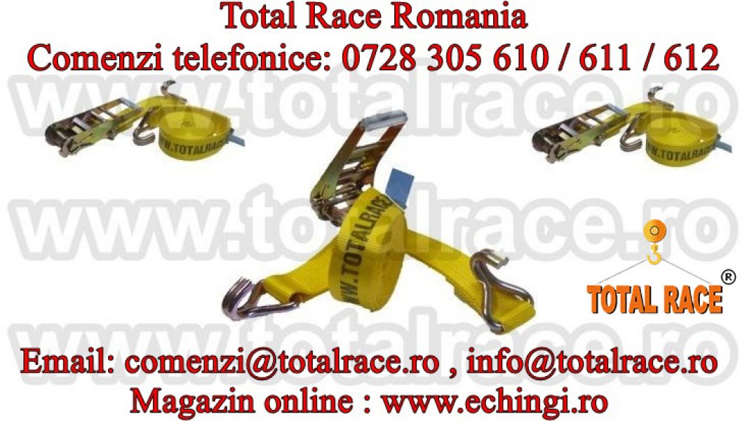 Chingi fixare/legare/arimare transport marfa 10 tone, 12 metri