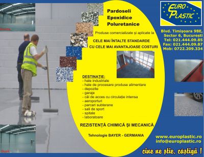 PARDOSELI EPOXIDICE POLIURETANICE POLIUREICE