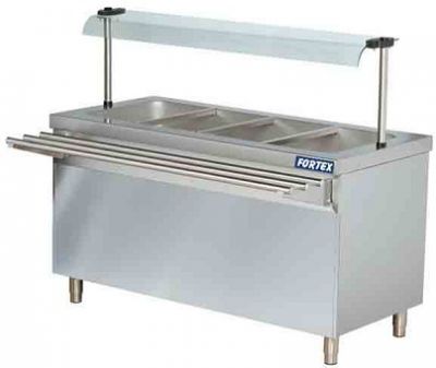 BAIN MARIE AUTOSERVIRE  MODUL  INOX  HORECA