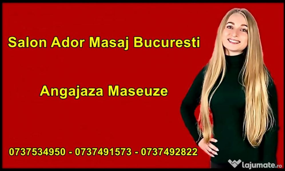 Angajam Maseuze Salon Bucuresti Sector 3