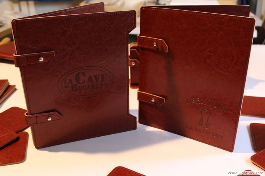 Agende piele si Mape meniu restaurant