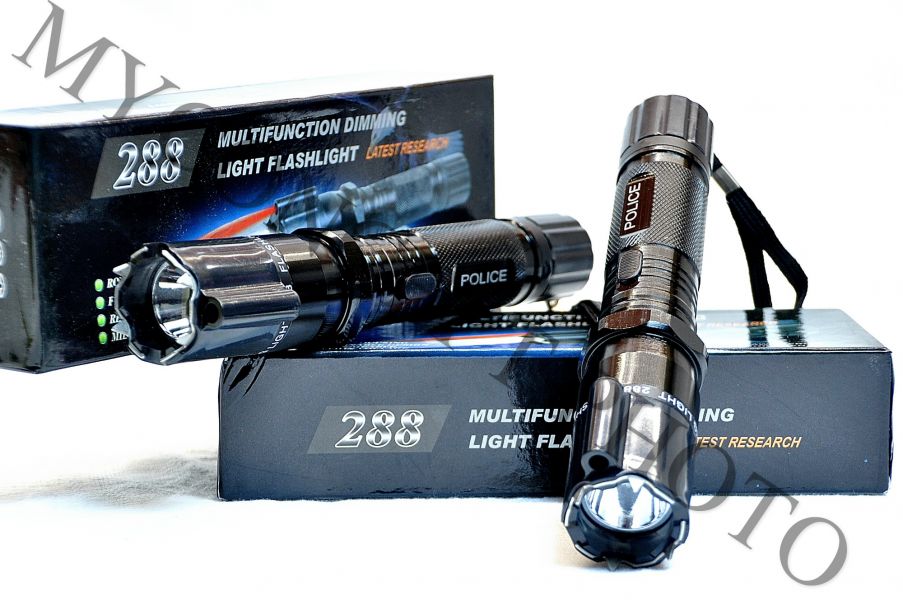 Lanterna cu Electrosoc si Laser