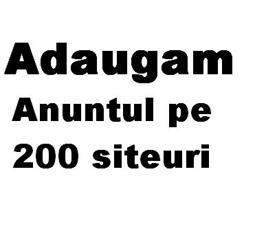 Adaugam Anuntul pe 200 siteuri