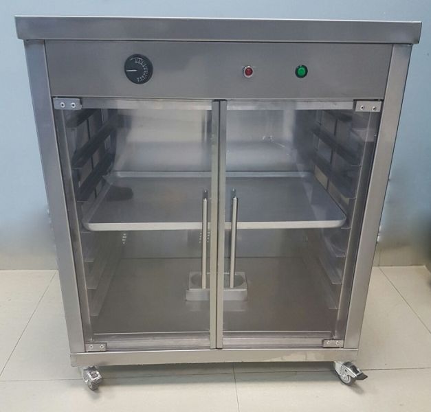 Dospitor inox 8 tavi cu usi batante nou 