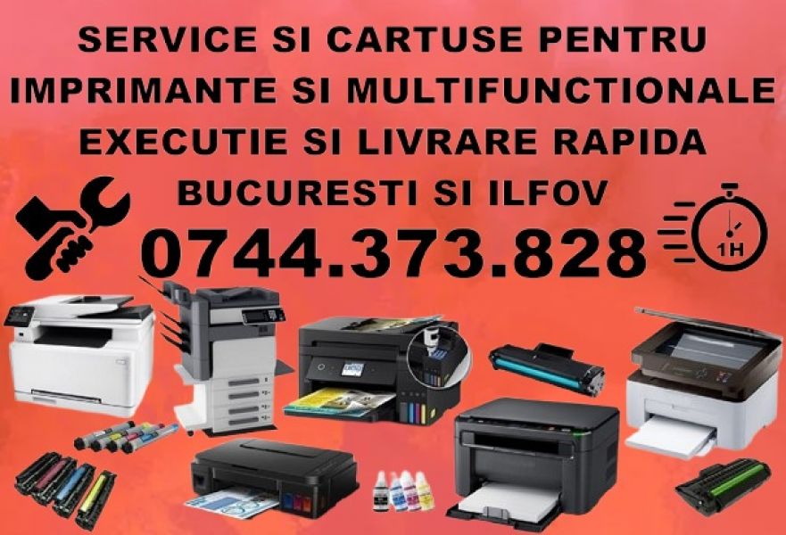 Reparații imprimante direct la biroul societatii dvs. �n București și Ilfov