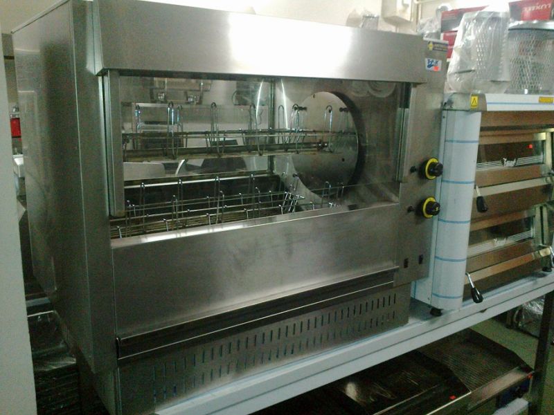 Rotisor profesional 4 cosuri inox SH 