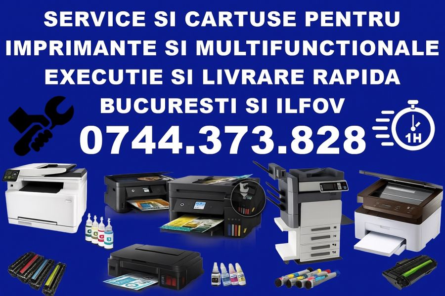 Reparatii urgente pentru imprimante, multifunctionale si copiatoare in Bucuresti si Ilfov !. Oferim 