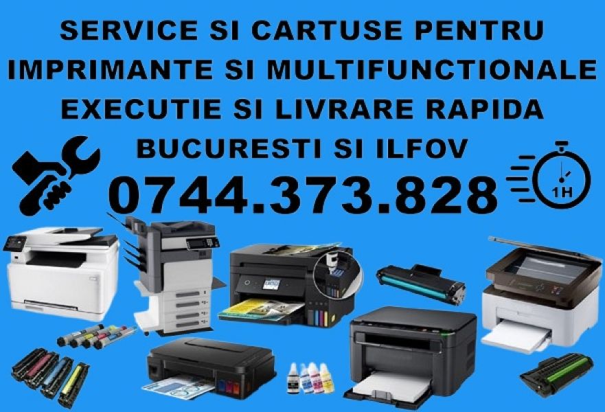 Reparatii si cartuse imprimante si multifunctionale in Bucuresti si Sector 2.