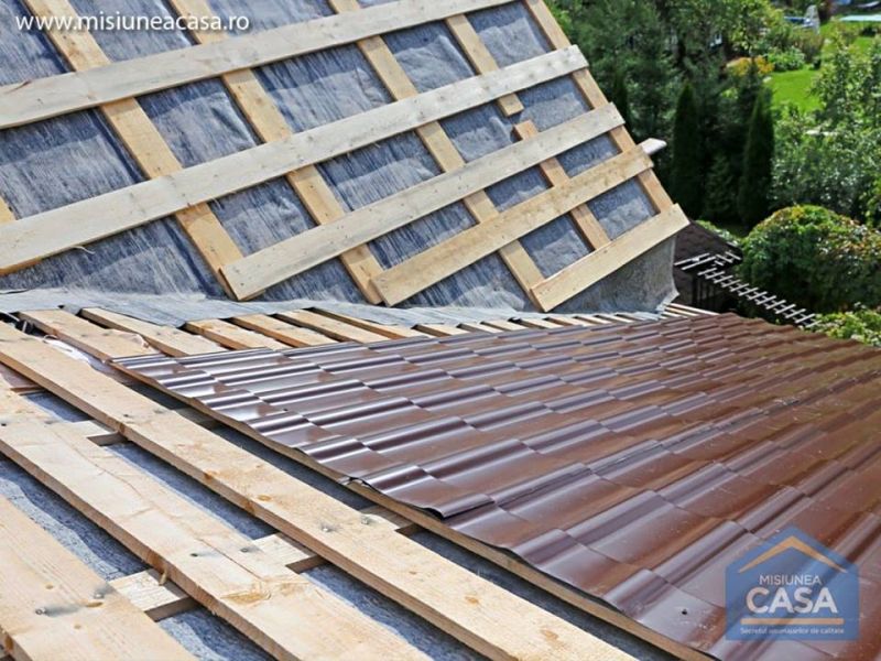 Executam acoperis cu tigla metalica bilka la un pret avantajos