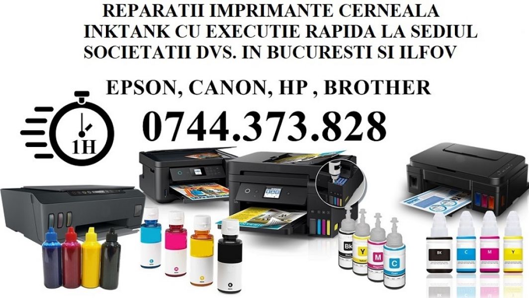 Service si cartuse imprimante copiatoare Bucuresti si Ilfov  0744373828