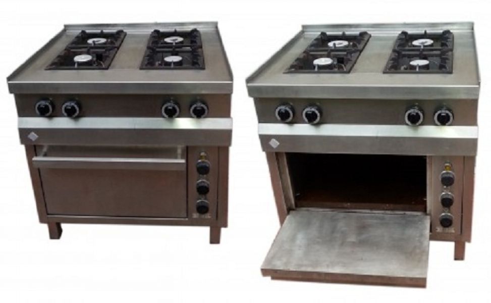 Aragaz gaz 4 focuri si cuptor MKN second