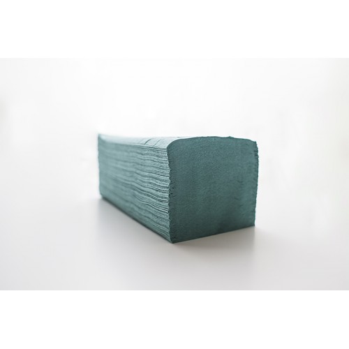 Prosoape pliate din hartie V fold verzi 25mm x 23mm
