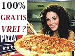 Promotie comenzi mancare Brasov-pizza gratis