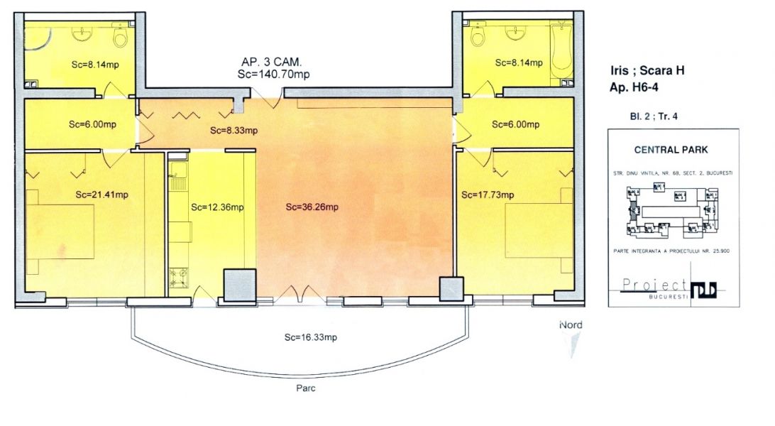 Central Park Bucuresti: apartament de lux de �nchiriat, proprietar persoana fizica