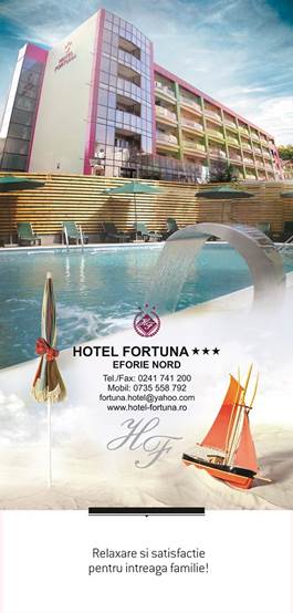 Reduceri de 20% la inscrierile timpurii Hotel Fortuna, Eforie Nord