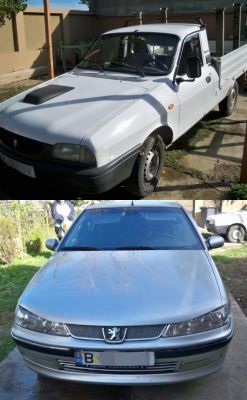 vand dacia drop side si peugeot 406 hdi