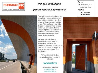 Panouri absorbante pentru controlul zgomotului