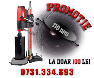 Efectuez perforari in beton 