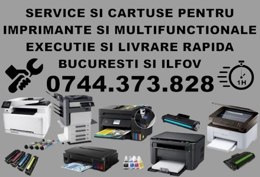 Interventie redusa la o ora pentru reparatii imprimante si copiatoare in Bucuresti si Ilfov !