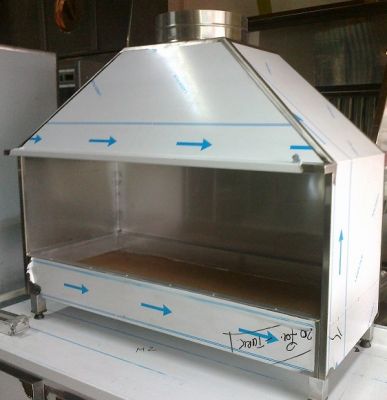 Gratare profesionale inox cu samota pt restaurante