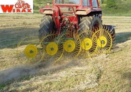 Grebla de fan mecanica WIRAX , oblica , 5 roti