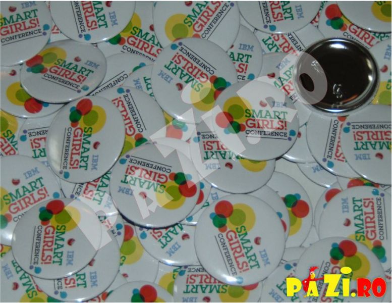 Insigne personalizate ambutisate, insigne ieftine