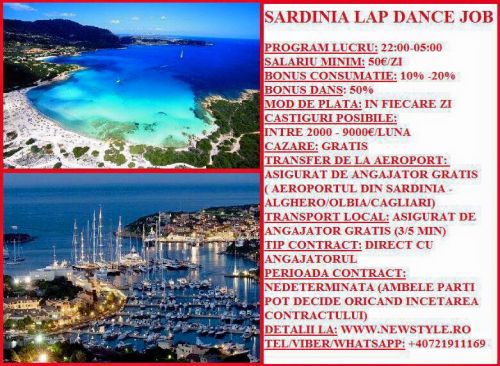 Lap Dance Job in Sardinia