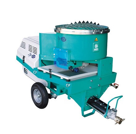 Vand pompa de tencuit Step 120 trifazica cu malaxor