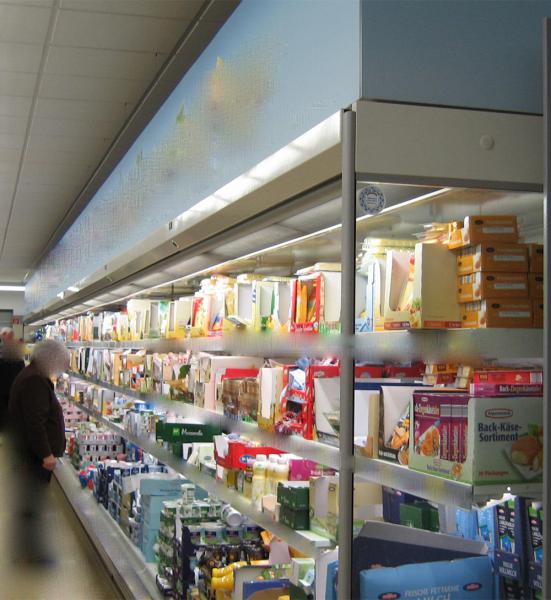 Raft frigorific Linde cu perdea de aer