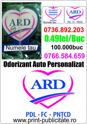Oferta 0,49 lei/buc Odorizante Auto Personalizate