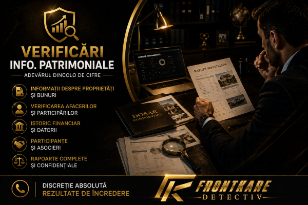 Detectiv Frontkare, Detectiv particular, Investigatii private