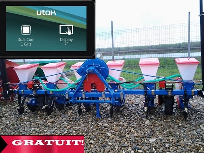 Semanatoare plante prasitoare WIRAX SPP4-FS , 4 randuri cu fertilizare