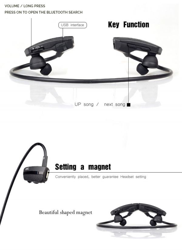 Casti sport bluetooth ZONOKI B97S