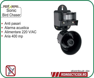 Aparat anti pasari cu alarma