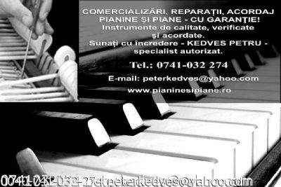 Reparatii, acordaj pianine si piane