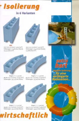 Profile polistiren pentru piscine si case