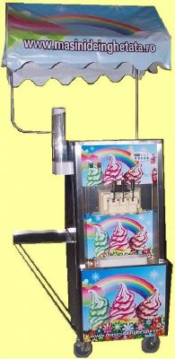 Masina de inghetata RAINBOW ICE cu toping 