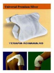 Bandaj Magnetic Universal Premium Silver (argint) Genunchi- umar- sold- cot- glezna- articulati